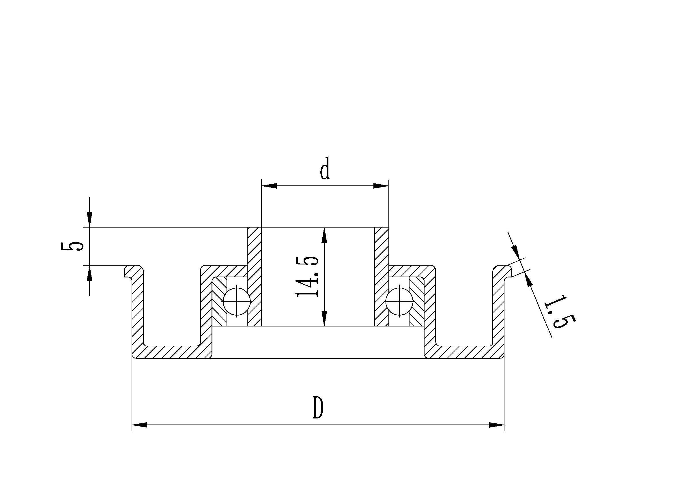 roller bearing assembly 60 Model (1) MOMPLETO DE ROLAMENTOS DE ROLOS 60 (1)