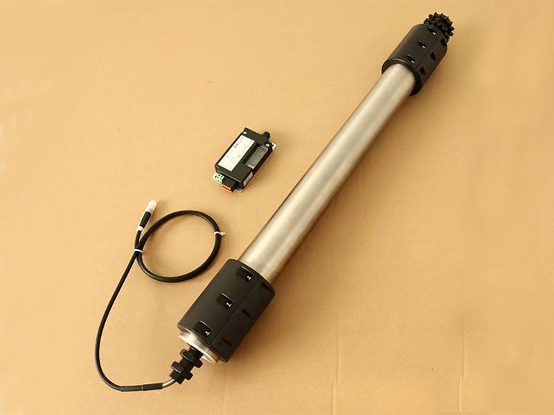 rolo motorizado com manga reta