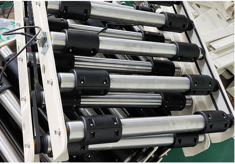 rolo transportador manga reta de nylon