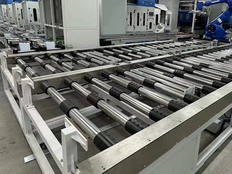 rolo transportador manga reta de nylon