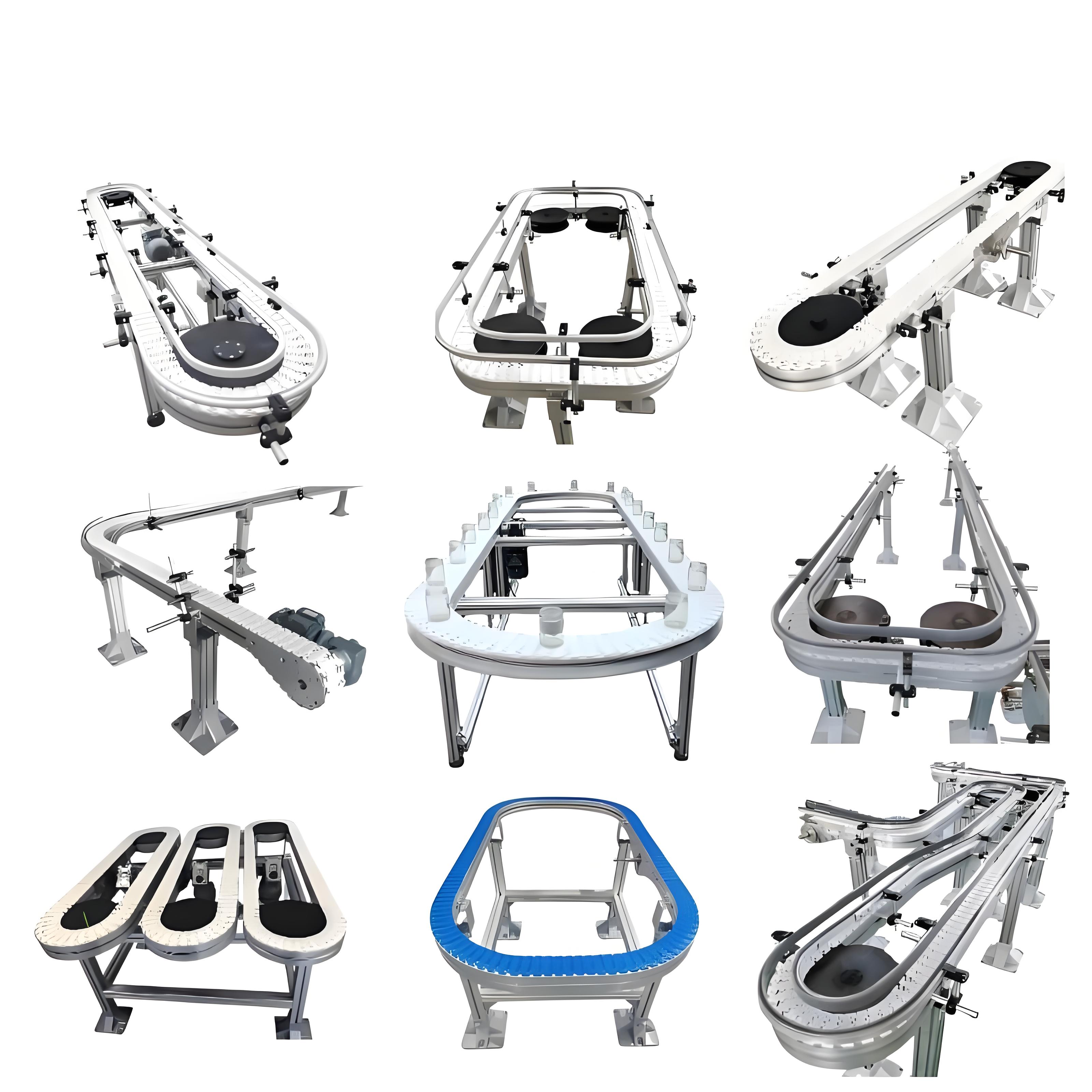 v&aacute;rios tipos de transportador modular flexlink