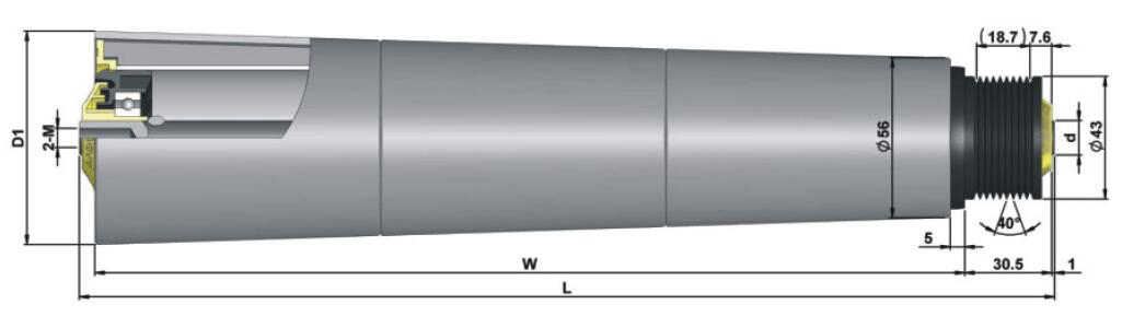 Rolo de manga c&ocirc;nica com roda Poly-Ve TP650