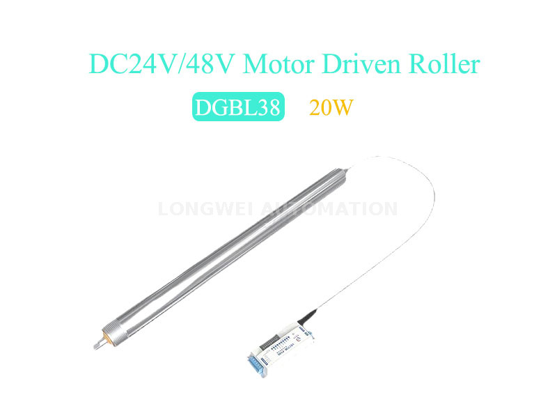 DGBL38 24V/48V Rolo acionado por motor de engrenagem sem escova