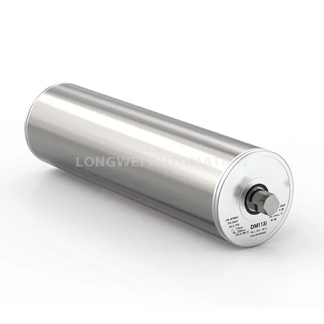 Rolo de polia de cabeça/cauda de eixo fixo para transportadores de correia 