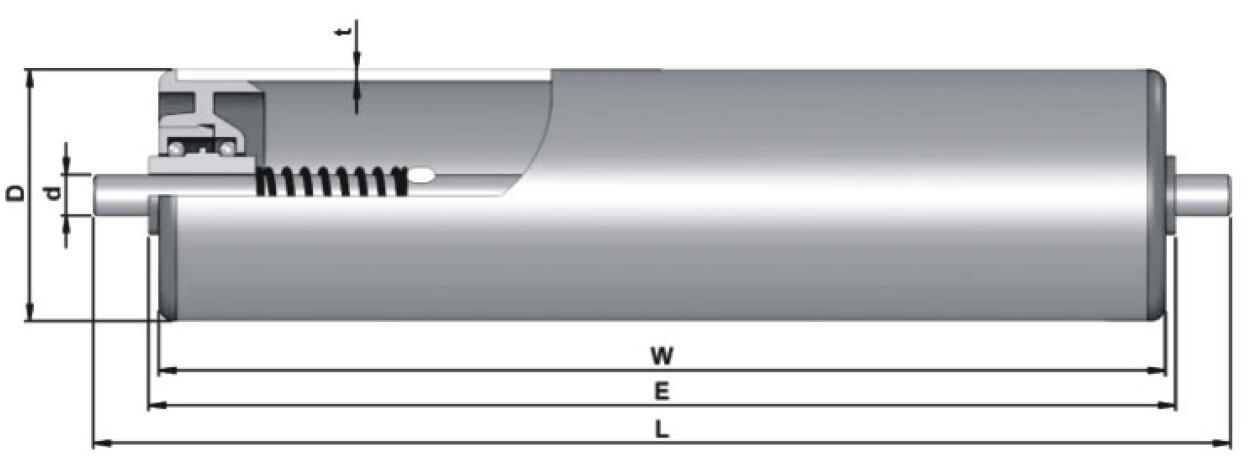 Rolo transportador de PVC para servi&ccedil;o leve &agrave; prova d'&aacute;gua anticorrosivo GR900