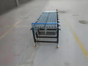 Transportador de roda de aço extensível flexível para manuseio de material