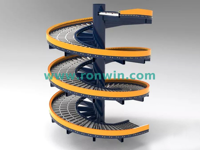 Transportador de elevador vertical em espiral