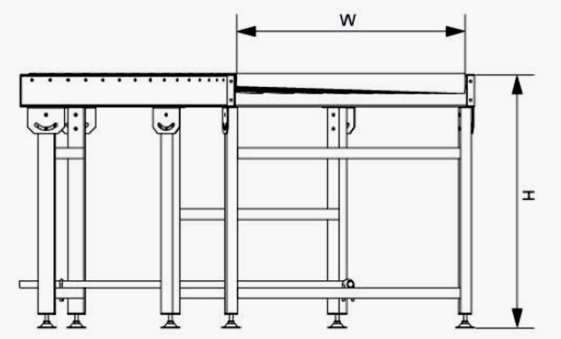 gravity curved roller conveyor transportador de rolo curvo por gravidade