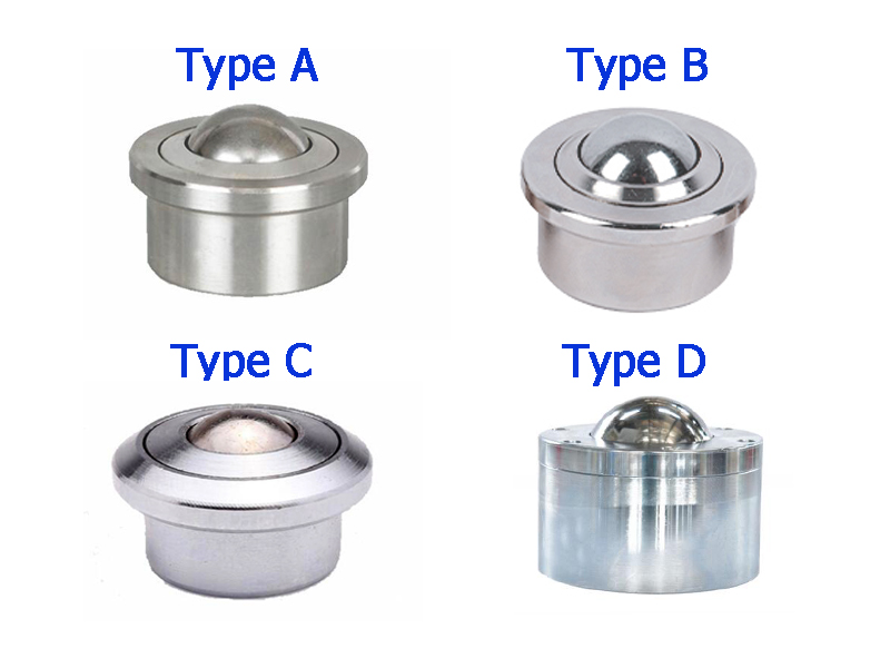 4 tipos de unidade de transfer&ecirc;ncia de bola de carga pesada