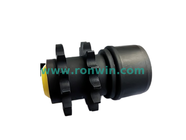 Conjunto de roda de polímero de acumulação de rolo transportador 