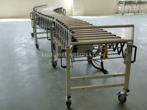 Transportador de unidade de correia flexível e flexível motorizado 