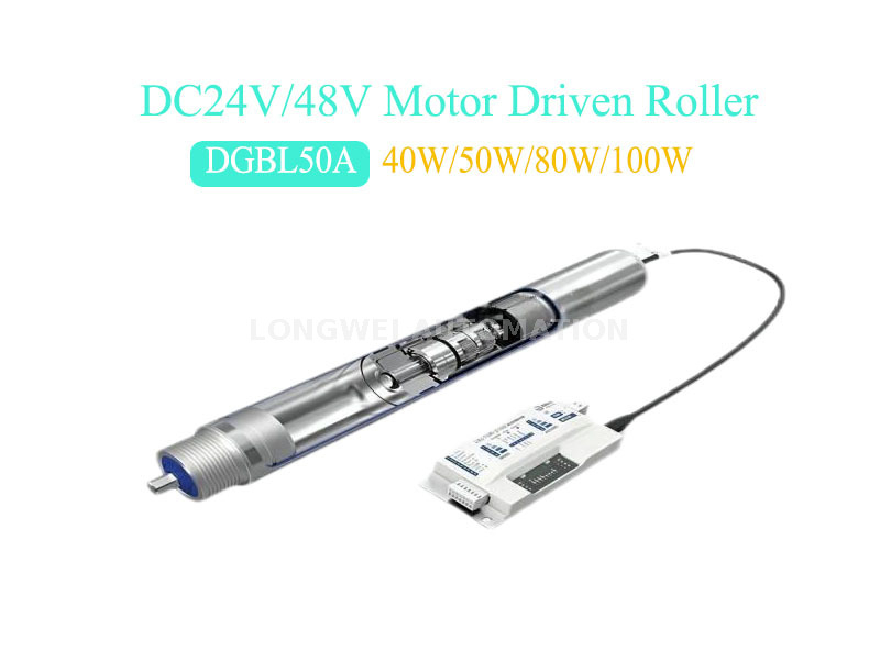 DGBL50A 24V/48V Rolo acionado por motor de engrenagem sem escova