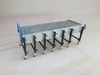 Transportador de roda de aço extensível flexível para manuseio de material