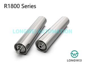 Rolo transportador por gravidade para serviço pesado com caixa de rolamento de aço