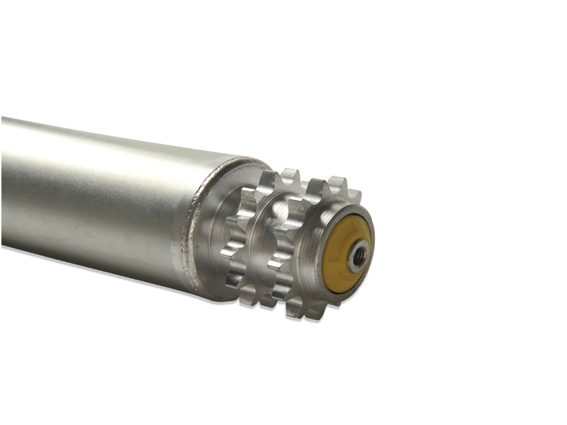 rolo transportador de roda dentada de a&ccedil;o de duas fileiras