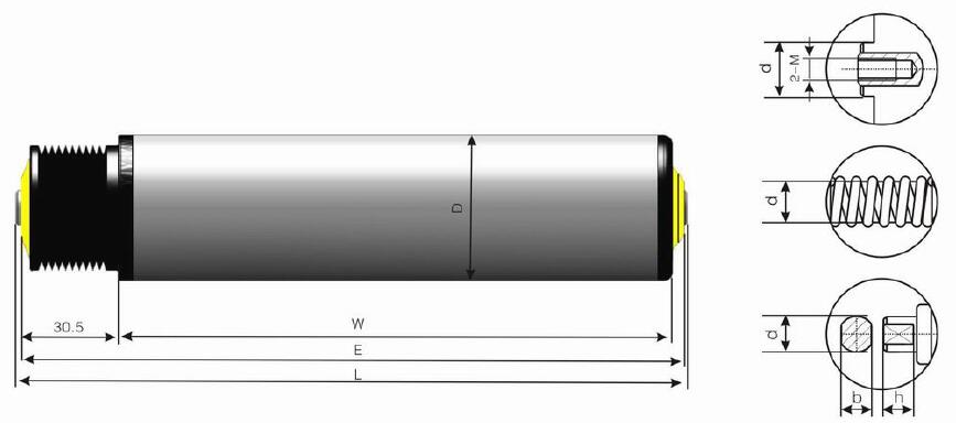 DR250 Polyvee Pulley Driven Conveyor Roller Rolo transportador acionado por polia DR250 Polyvee