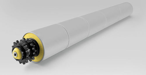 rolo acionado por manga c&ocirc;nica