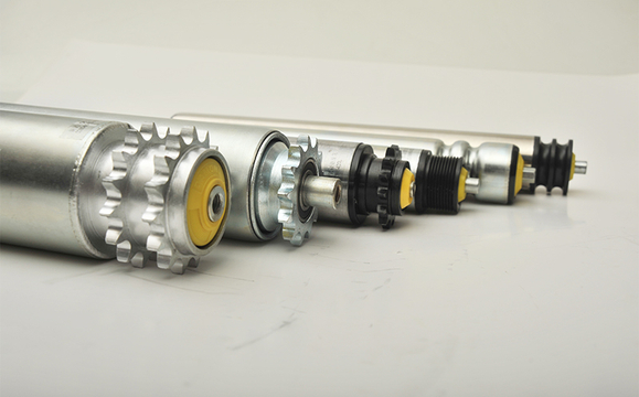 Rolete transportador acionado