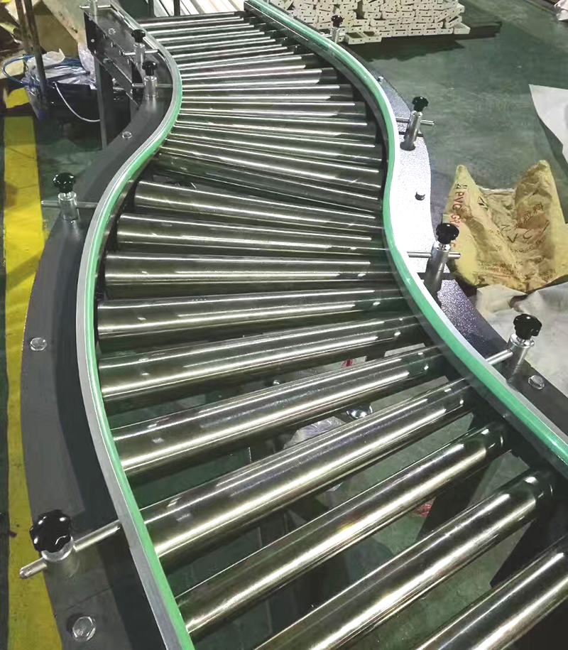 transportador de rolo torcido