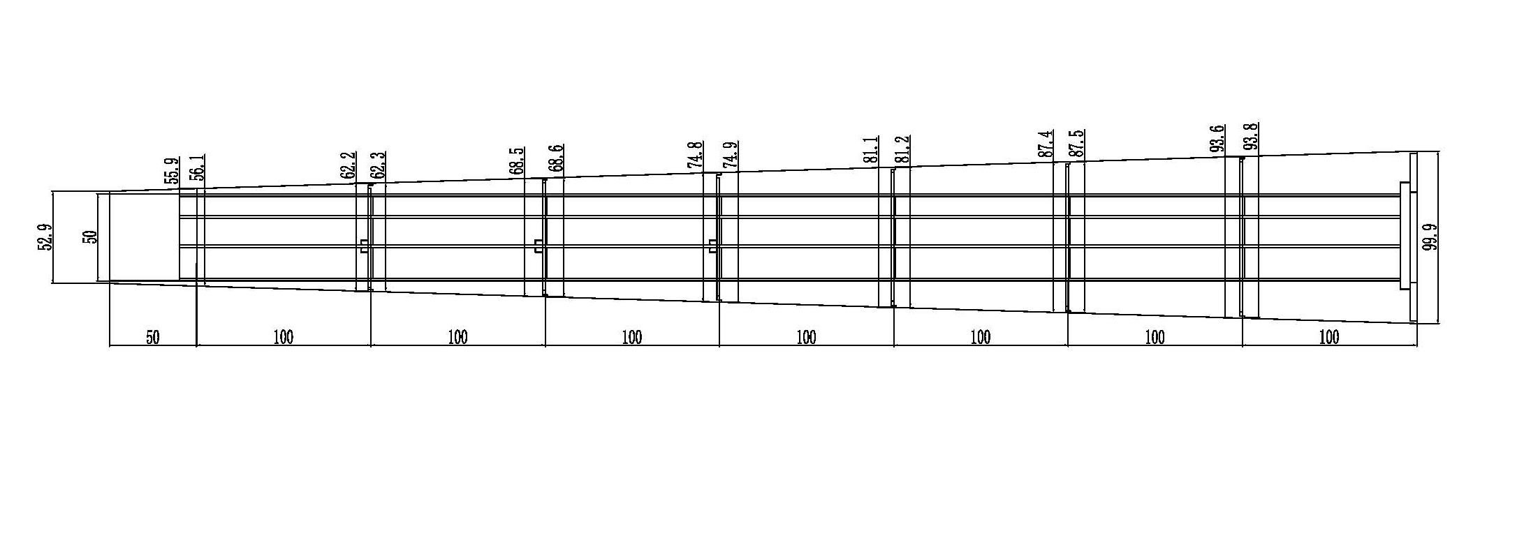 Manga de 50 c&ocirc;nica