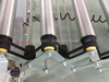 Transportador de unidade de correia dente flexível e flexível motorizado 