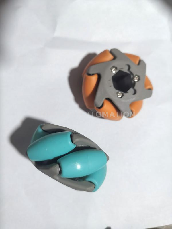 Roda Mecanum direcional múltipla e roda Omni para classificação do sistema transportador