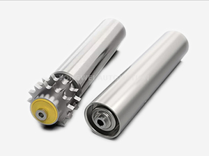 Rolo transportador para manuseio de paletes de carga pesada